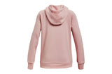 NNEKG Under Armour Girls Rival Logo Hoodie (Retro Pink Cloudless Sky Size XL)