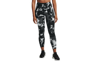 NNEKG Under Armour Womens Meridian Print Ankle Tights (Black Metallic Silver Size L)