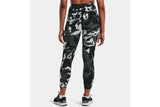 NNEKG Under Armour Womens Meridian Print Ankle Tights (Black Metallic Silver Size M)