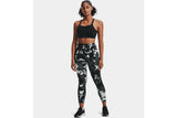 NNEKG Under Armour Womens Meridian Print Ankle Tights (Black Metallic Silver Size L)