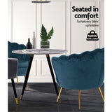 NNEDSZ Armchair Lounge Chair Accent Retro Armchairs Lounge Shell Velvet Navy