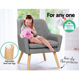 NNEDSZ Fabric Dining Armchair - Grey