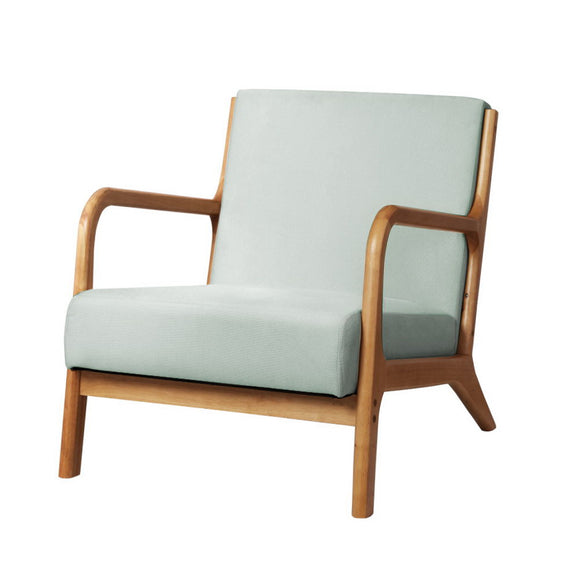 NNEDSZ Armchair Lounge Chair Accent Armchairs Couch Sofa Bedroom Grey Wood