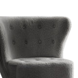 NNEDSZ Armchair Lounge Accent Chair Armchairs Couch Chairs Sofa Bedroom Charcoal