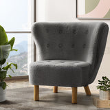 NNEDSZ Armchair Lounge Accent Chair Armchairs Couch Chairs Sofa Bedroom Charcoal