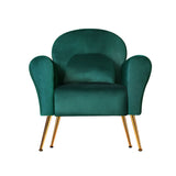 NNEDSZ Armchair Lounge Chair Accent Armchairs Chairs Sofa Green Cushion Velvet