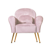 NNEDSZ Armchair Lounge Chair Accent Armchairs Chairs Sofa Pink Velvet Cushion