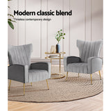 NNEDSZ Armchair Lounge Accent Chairs Armchairs Chair Velvet Sofa Grey Seat
