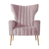 NNEDSZ Armchair Lounge Chair Accent Armchairs Chairs Velvet Sofa Pink Seat