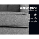 NNEDSZ Rocking Armchair Feeding Chair Linen Fabric Armchairs Lounge Retro Grey