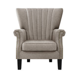 NNEDSZ Armchair Lounge Chair Accent Chairs Armchairs Fabric Single Sofa Beige