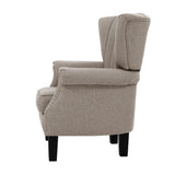 NNEDSZ Armchair Lounge Chair Accent Chairs Armchairs Fabric Single Sofa Beige