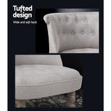 NNEDSZ Armchair Lorraine Accent Chair Sofa Chairs French Provincial Beige