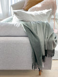 NNEDSZ LM Home Cashmere Mix Throw - Eucalyptus/Gum