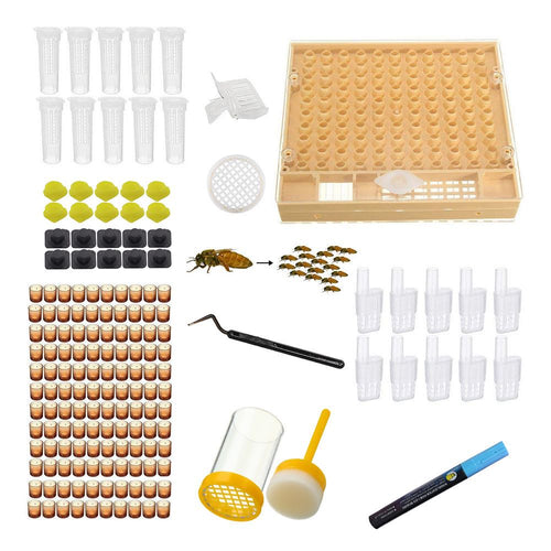 NNEDSZ Queen Rearing Marking Kit 146 Pieces for Starter Beekeeper Beekeeping Tools