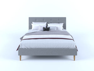 NNEDSZ Fabric Frame - Stone Grey Queen