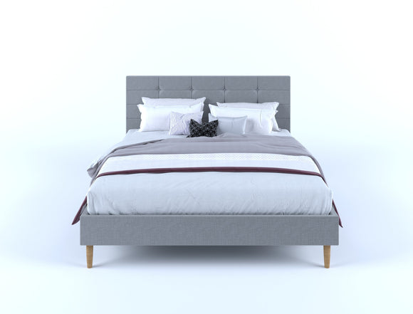NNEDSZ Fabric Frame - Stone Grey Queen