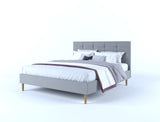 NNEDSZ Fabric Frame - Stone Grey Queen