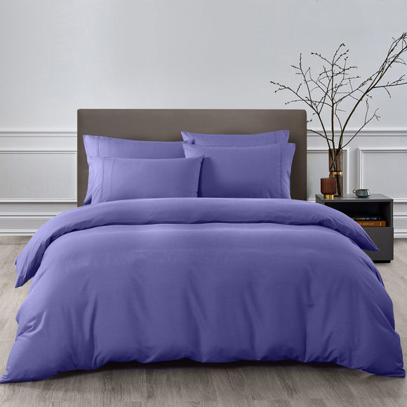 NNEDSZ Comfort 2000TC 6 Piece Bamboo Sheet & Quilt Cover Set Cooling Breathable King Royal Blue
