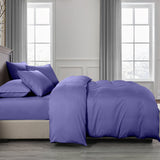 NNEDSZ Comfort 2000TC 6 Piece Bamboo Sheet & Quilt Cover Set Cooling Breathable King Royal Blue