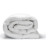 NNEDSZ Decor Silk Touch Quilt 360GSM All Seasons Antibacterial Hypoallergenic King Single White