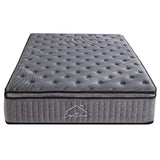 NNEDSZ  Decor Bamboo Charcoal Mattress Pocket Spring Pillowtop 5 Zone 32cm Depth - King - Charcoal