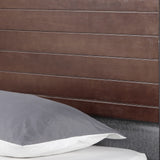 NNEDSZ  Decor  Bed Frame With Headboard Black Wood Steel Platform Bed - Single - Black