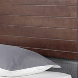 NNEDSZ  Decor  Bed Frame With Headboard Black Wood Steel Platform Bed - King - Black