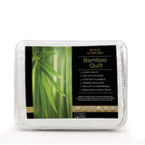 NNEDSZ Comfort Bamboo Blend Quilt 250GSM Luxury Doona Duvet 100% Cotton Cover Queen White