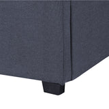 NNEDSZ   Luxury Gas Lift Bed Frame Base And Headboard With Storage - Single - Charcoal