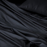 NNEDSZ Comfort 1000TC Hotel Grade Bamboo Cotton Sheets Pillowcases Set Ultrasoft Queen Charcoal