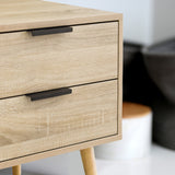 NNEDSZ  Decor Bedside Table Paddington Drawers Nightstand Unit Cabinet Storage