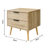 NNEDSZ  Decor Bedside Table Paddington Drawers Nightstand Unit Cabinet Storage