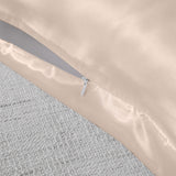 NNEDSZ Comfort Mulberry Soft Silk Hypoallergenic Pillowcase Twin Pack 51 x 76cm 51 x 76 cm Champagne Pink