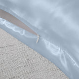 NNEDSZ Comfort Mulberry Soft Silk Hypoallergenic Pillowcase Twin Pack 51 x 76cm 51 x 76 cm Soft Blue