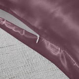 NNEDSZ Comfort Mulberry Soft Silk Hypoallergenic Pillowcase Twin Pack 51 x 76cm 51 x 76 cm Malaga Wine