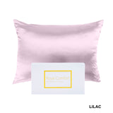 NNEDSZ Comfort Pure Silk Pillow Case 100% Mulberry Silk Hypoallergenic Pillowcase 51 x 76 cm Lilac