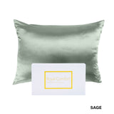 NNEDSZ Comfort Pure Silk Pillow Case 100% Mulberry Silk Hypoallergenic Pillowcase 51 x 76 cm Sage
