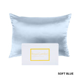 NNEDSZ Comfort Pure Silk Pillow Case 100% Mulberry Silk Hypoallergenic Pillowcase 51 x 76 cm Soft Blue