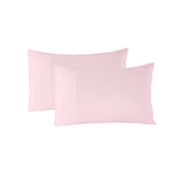 NNEDSZ Comfort 1200 Thread Count Sheet Set 4 Piece Ultra Soft Satin Weave Finish King Soft Pink