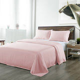 NNEDSZ Comfort Bamboo Blended Sheet & Pillowcases Set 1000TC Ultra Soft Bedding King Bubble Bath