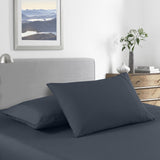 NNEDSZ Comfort 2000 Thread Count Bamboo Cooling Sheet Set Ultra Soft Bedding Single Charcoal