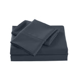 NNEDSZ Comfort 2000 Thread Count Bamboo Cooling Sheet Set Ultra Soft Bedding Double Charcoal