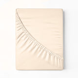 NNEDSZ  Comfort 1200 Thread Count Fitted Sheet Cotton Blend Ultra Soft Bedding - Queen - Ivory