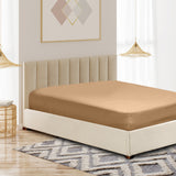 NNEDSZ  Comfort 1200 Thread Count Fitted Sheet Cotton Blend Ultra Soft Bedding - Queen - Linen