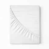 NNEDSZ  Comfort 1000 Thread Count Fitted Sheet Cotton Blend Ultra Soft Bedding - King - White