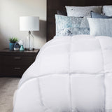 NNEDSZ Comfort 800GSM Silk Blend Quilt Duvet Ultra Warm Winter Weight Doona Queen White