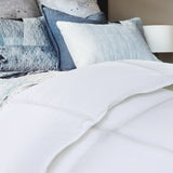 NNEDSZ Comfort 800GSM Silk Blend Quilt Duvet Ultra Warm Winter Weight Doona Queen White