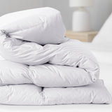 NNEDSZ Comfort 800GSM Silk Blend Quilt Duvet Ultra Warm Winter Weight Doona Queen White