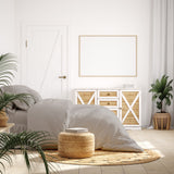 NNEDSZ Comfort 1000 Thread Count Bamboo Cotton Sheet and Quilt Cover Complete Set King Dove